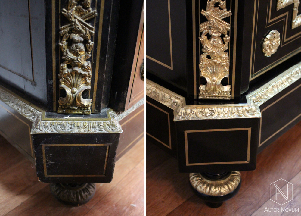 Szafka Napoleon III - Alter Novum renowacja mebli Kraków Szafka Napoleon III - Alter Novum renowacja mebli Kraków